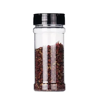 6oz 7oz 8oz Seasoning Bottle Spice Jar Plastic Salt Pepper Shakers BBQ Seasoning Rub Bottle with Seal Liners