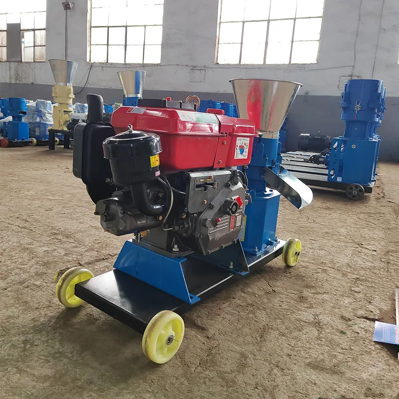 Stainless Steel Feed Inlet Machine for Animal Feeds Heavy Duty Pellet Machine for Pig Animal Feed Pellet Machine Cattle