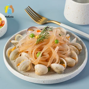 Private Label Low Carb Gluten-Free Konjac Pasta Vegan Diet Shirataki Fettuccine Bulk Order-Box or Bag Packaging Options