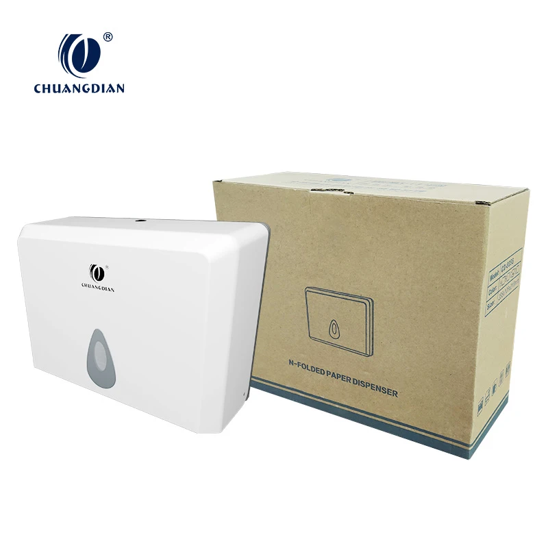CD-8055 Wall Mounted N-Fold Paper Hand Towel Dispenser By Chuangdian 