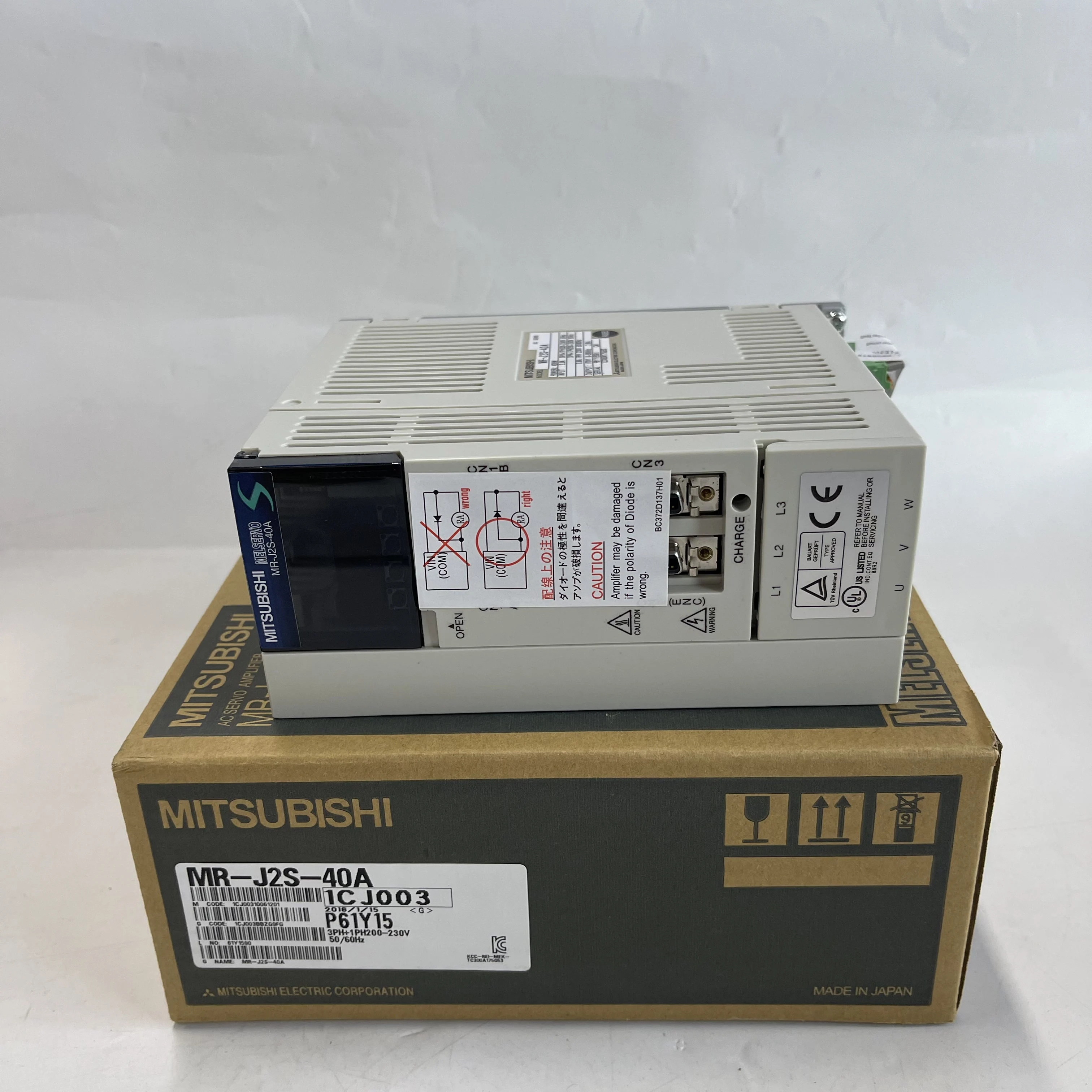 MITSUBISHI AC Servo Amplifier MR-J2S-40A MITSUBISHI AC Servo Amplifier MR-J2S-40A