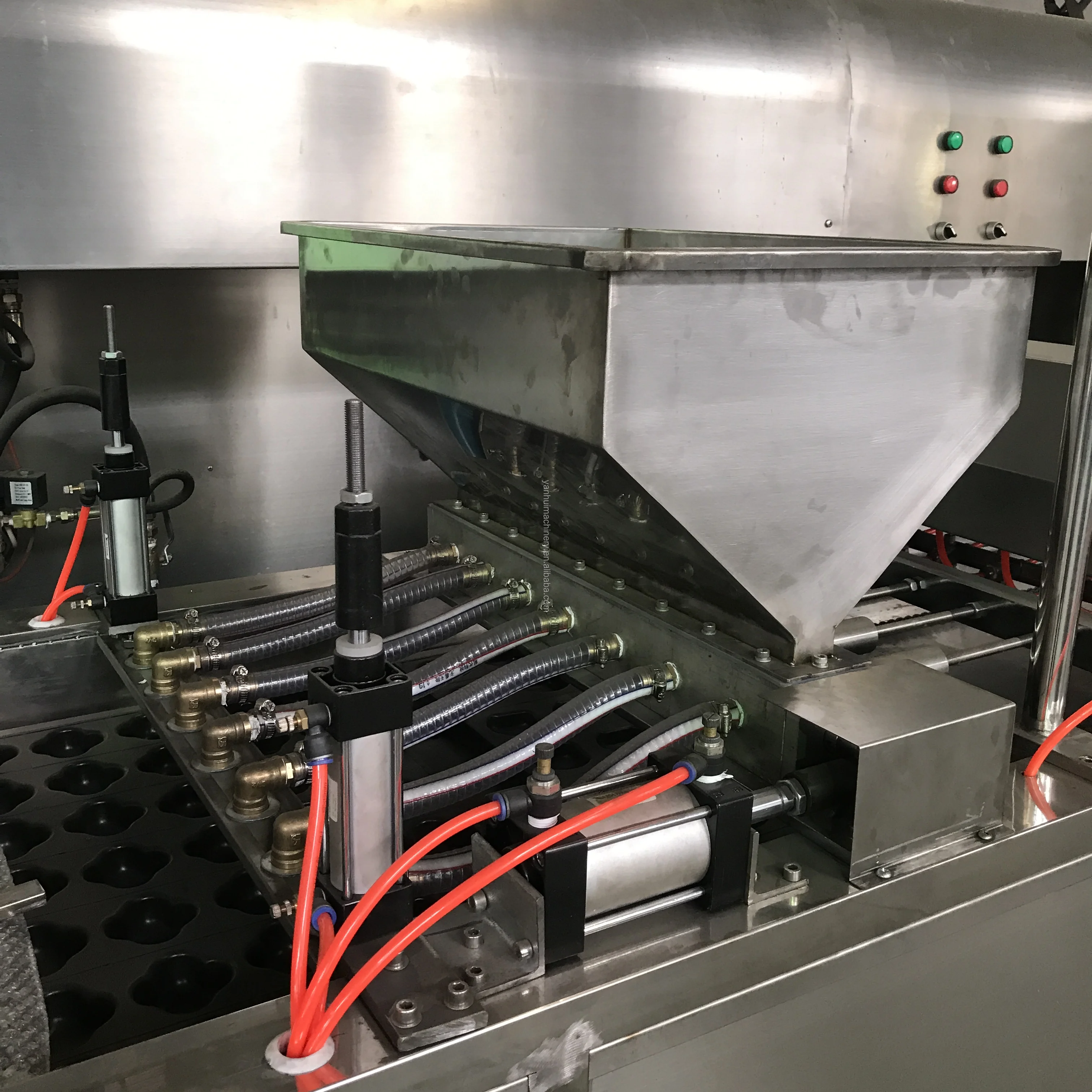 2021 новый тип автоматический коммерческих автоматические раздвижные двери укладывания печенья формируя машину чашки Аппарат для приготовления тортов