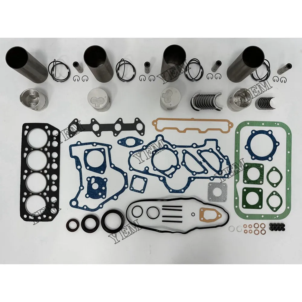 Repair Kit With Piston Rings Liner Cylinder Gaskets Bearings For Mitsubishi K4E Aftermarket Spare Parts