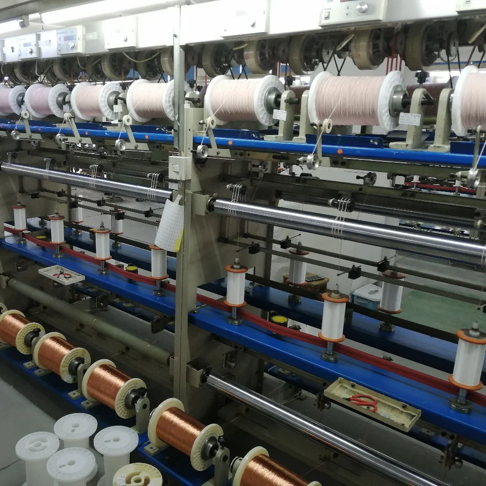 Efficiente filo di rame coperto in seta doppia