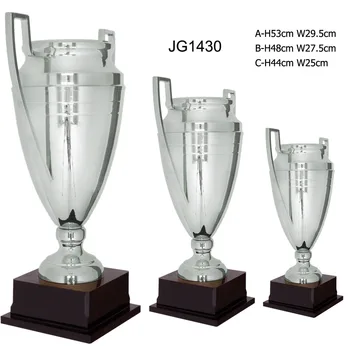 New Design 53/48/44cm Metal Trophy Cup Large Custom Sport Trophy Basketball Metal Soccer Trophies