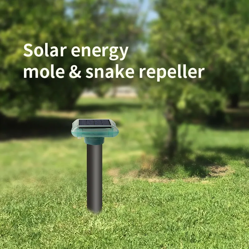 Saijzek OEM SJZ-038 free sample repel mole snake mice 2/4/6pack 600sqm effective range solar mole snake mice repeller details