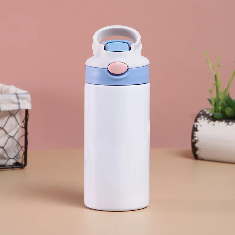 12oz 350ml Children's DIY Blank Sublimation Thermal Vacuum Cups Kids Cup  with Leak Proof Lid for White Sublimation Transfer - China Kids Bottle and  Stainless Steel Bottle price