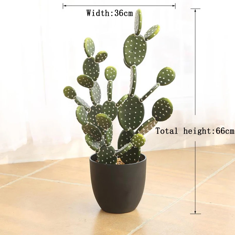 Multi Styles Artificial Succulent Plants Plastic Cactus for Decoration