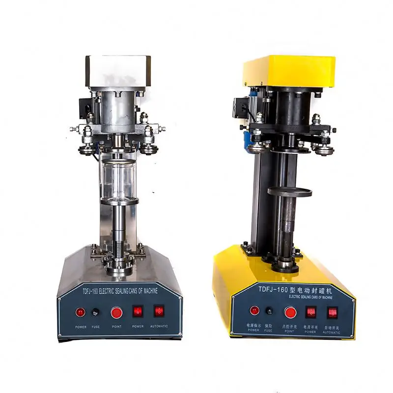 TEBAK Sealing Can Machine Can Sealer Electric Full Automatic Soda Juice Soft Drink Sauce Tin Can Sealing Machine