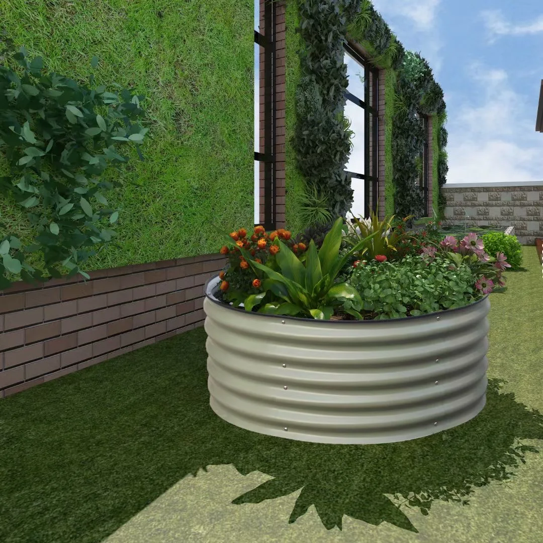 Raised Planter Outdoor Metal Garden Planters | Raised & Modular Planter ...