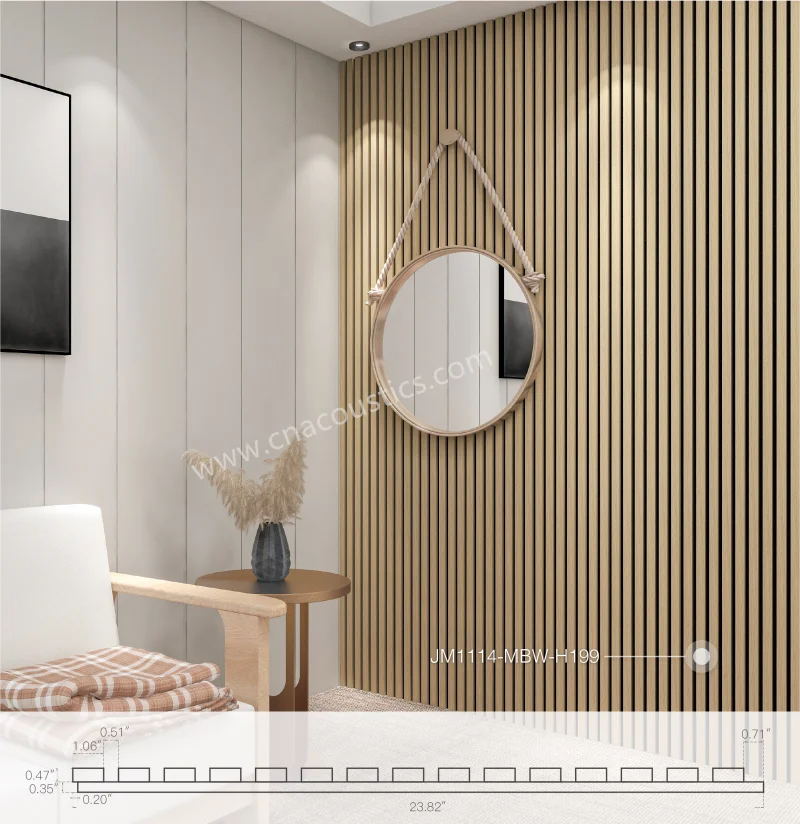 Light Oak Wooden Slats Acoustic Panels Ce Certificate Pet Mdf Veneer 3000mm Buy Natural Walnut
