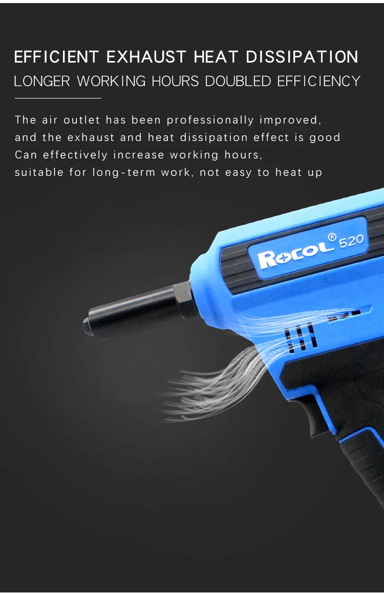 Electric Rivet Gun ROCOL RL520 - High Quality & Efficiency