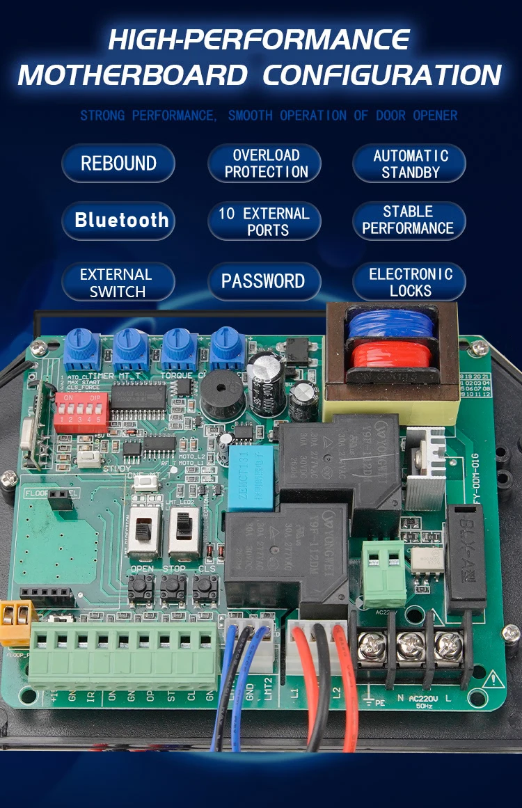 370w Electric Sliding Gate Motor For 600kg Sliding Door Electric Gate