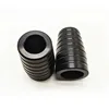 1 pair of black tapered aluminum heads