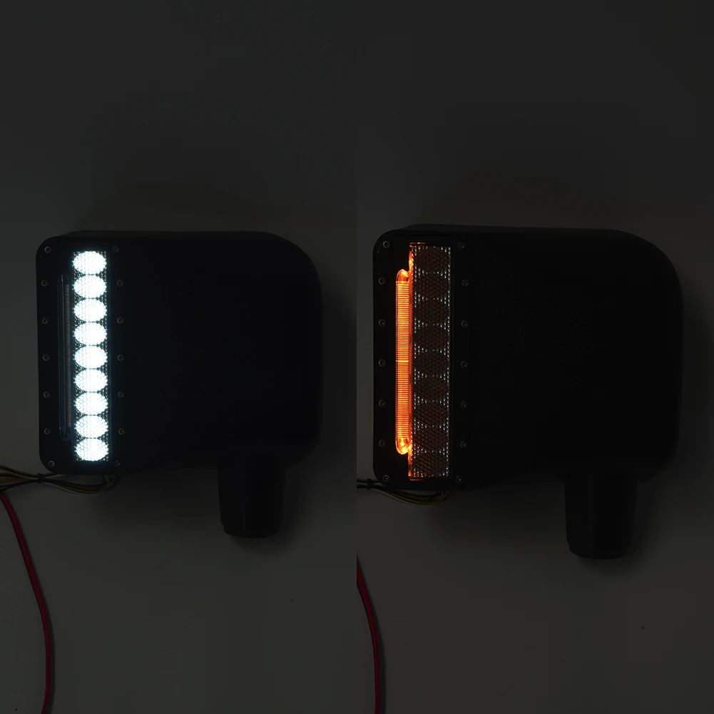 Led Black mirror light for Jeep LED car accessories side mirror Lamp for Jeep wrangler Amber Turn Signal side Light for Jeep jk details