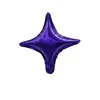 10 inch four-pointed star, dark purple 1.8g.