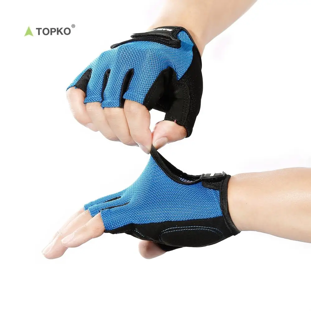 Спортивные перчатки TOPKO с поддержкой запястья для подтяжки веса фитнеса тренажерного зала