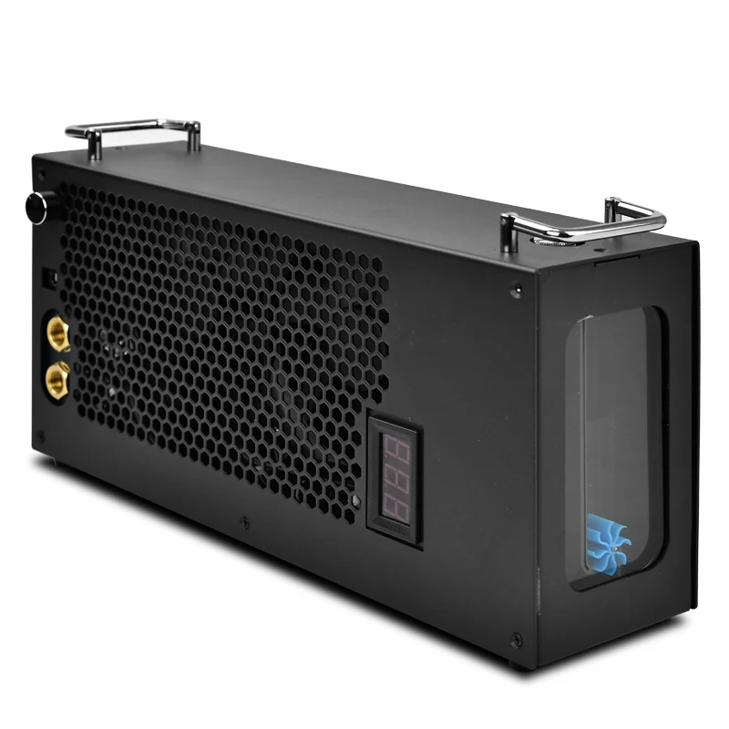 OCOCOO QC01-240 All-In-One Laptop Water Cooling System External Cooling ITx Graphics Card CPU Pump Exhaust Fan Computer Cases