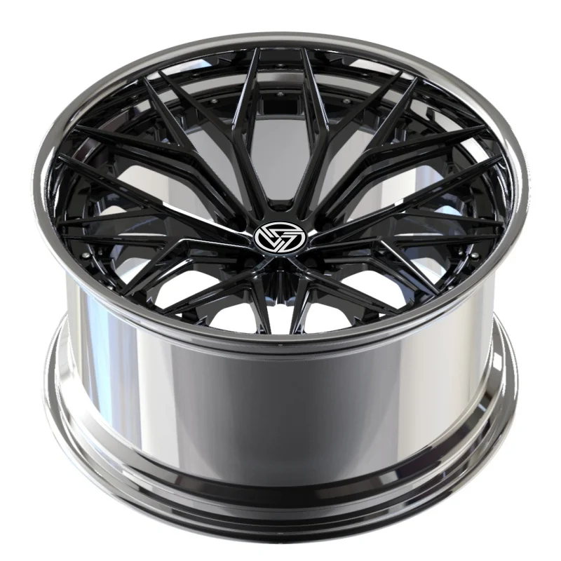 XINLAI Custom Deep Concave 5x112 8x114.3 2-Piece Racing Car Rims Wheels Aluminum Alloy Forged Wheels for BMW Audi Porsche Benz - Image 1