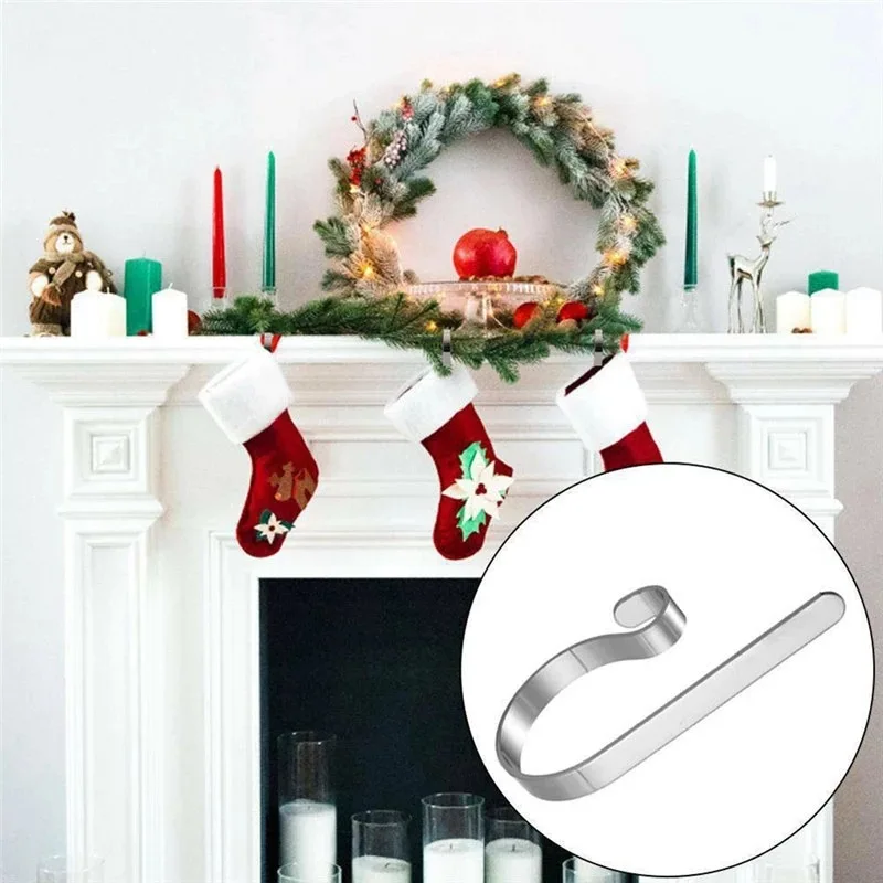 Christmas novelty hookss Metal socks novelty hookss fireplace  Christmas decorations novelty hookss manufacture