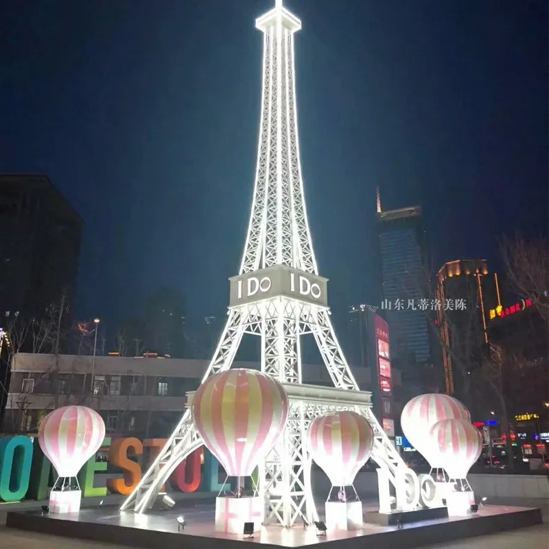 Endless Metal Crafts / Torre De eiffel / Francia Eifel Tower Sculpture for Garden Decoration