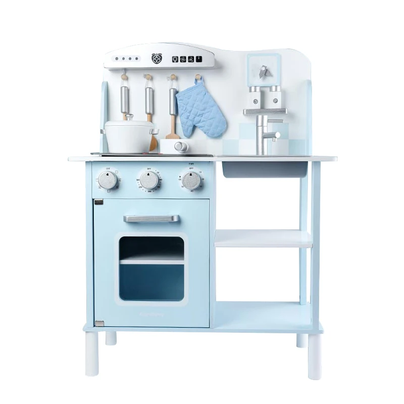 blue kitchen set toy