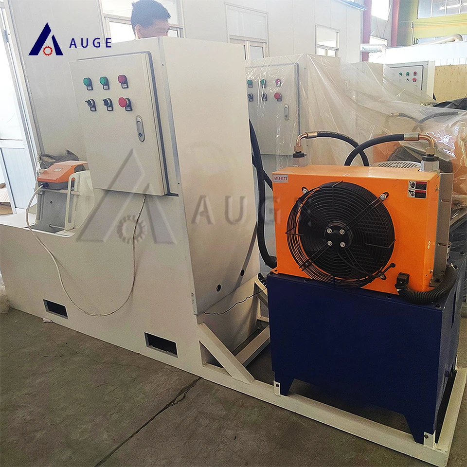 Screw Conveyor Helical Blade Making Machine Single Spiral Auger Blade Screw Flight Cold Rolling Machine