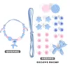 ชุดวัสดุ DIY สำหรับทำสุนัขฟองสบู่สีฟ้าและชมพู