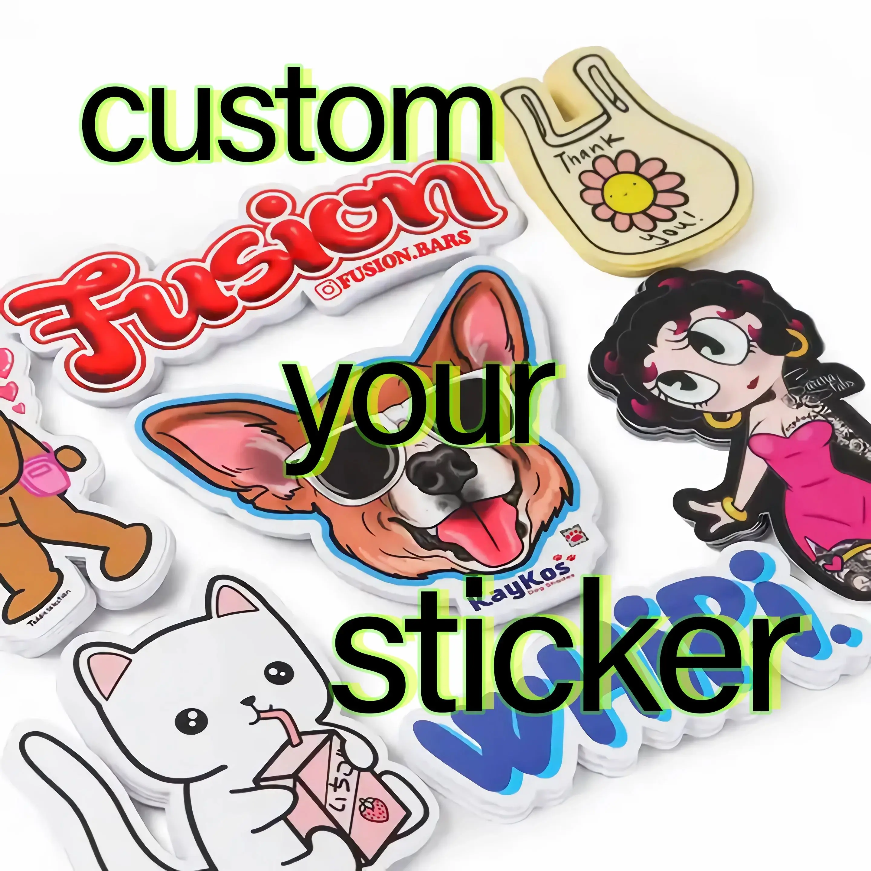 Hot Selling Custom Your Exclusive Pattern Logo Customization Vinyl