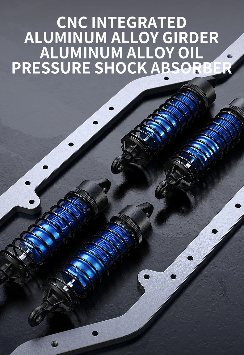 MJX H8H+ RC Car 1/8 4WD 3970 Brushless 8CH Remote Control Toys Climbing Off-Road Truck Aluminum Alloy Parts 80A ESC 35KG Servo