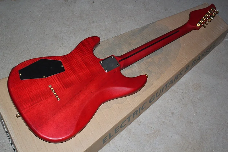 Flyoung Matte Red 6 Strings Electric Guitar Cheap Price Guitar Factory Guitar