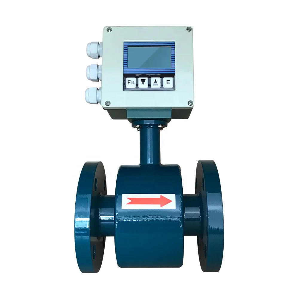 6 Size 2 3 4 6 8 10 Inch Waste Water Flowmeter Electromagneitc Flow Meter Magnetic Flow Meter