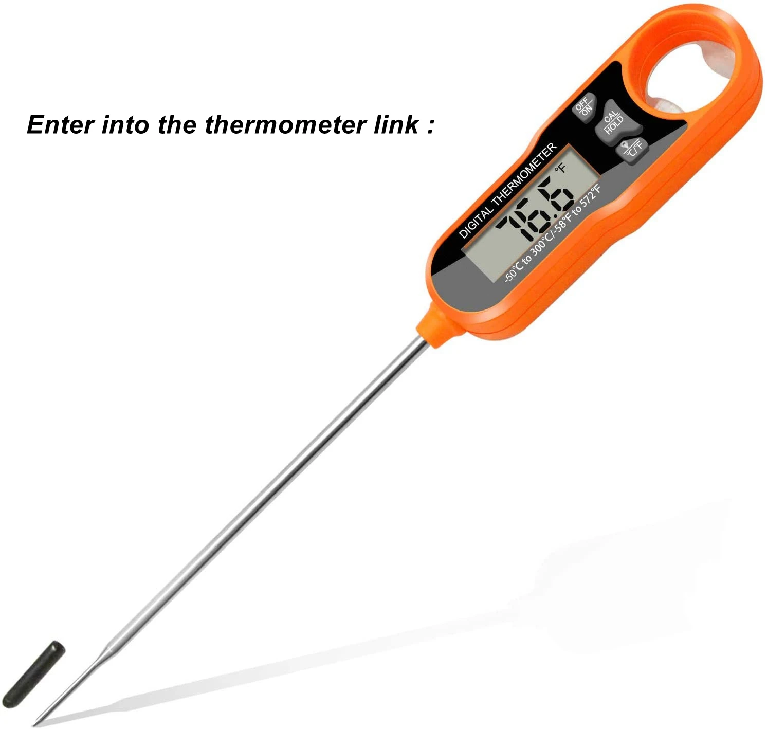 Digital Thermometer Food Meat Probe for Kitchen BBQ Cooking Temperature 