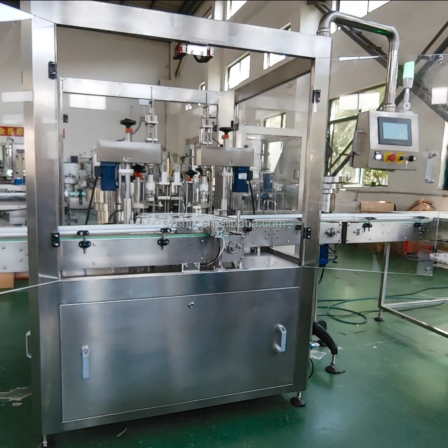 Automatic Grabbing Type Sealer  Plastic Glass Bottle Capping Machine Suitable for Plastic and Tinplate Caps manufacture