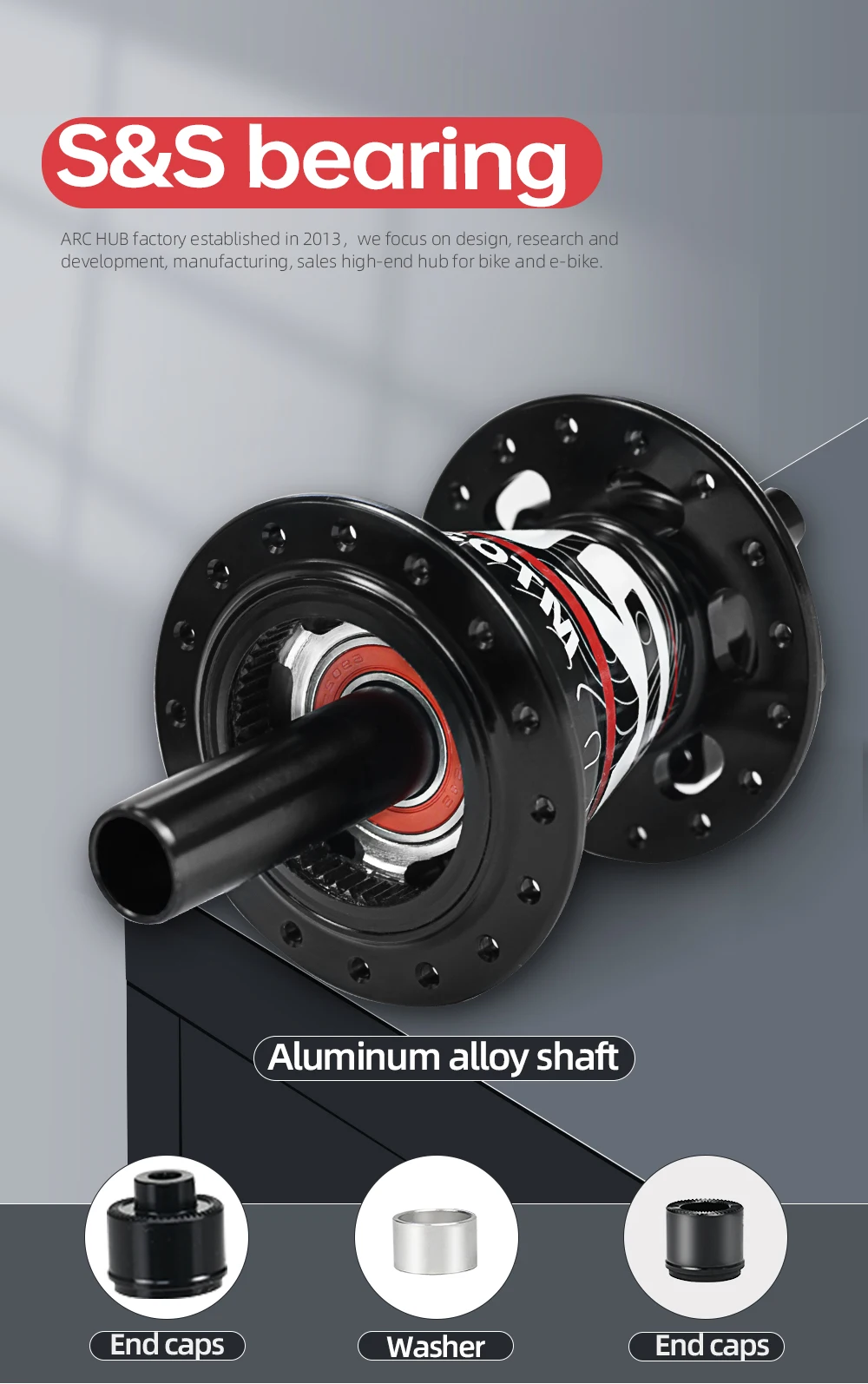 Mt 039f / R Hot Sale High Quality 32h 100/135/142 Super Loud Bike