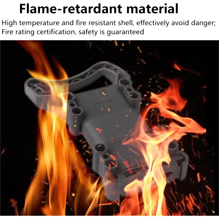 2P 80A 160A 320A 150V Forklift Plug Car Battery Connector , Male Female Forklift Power Connector 6