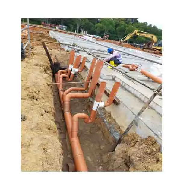 2 Stück PVC Rohre 20mm - 50cm Rote UPVC Rohre Für Aquarien & Bewässerung