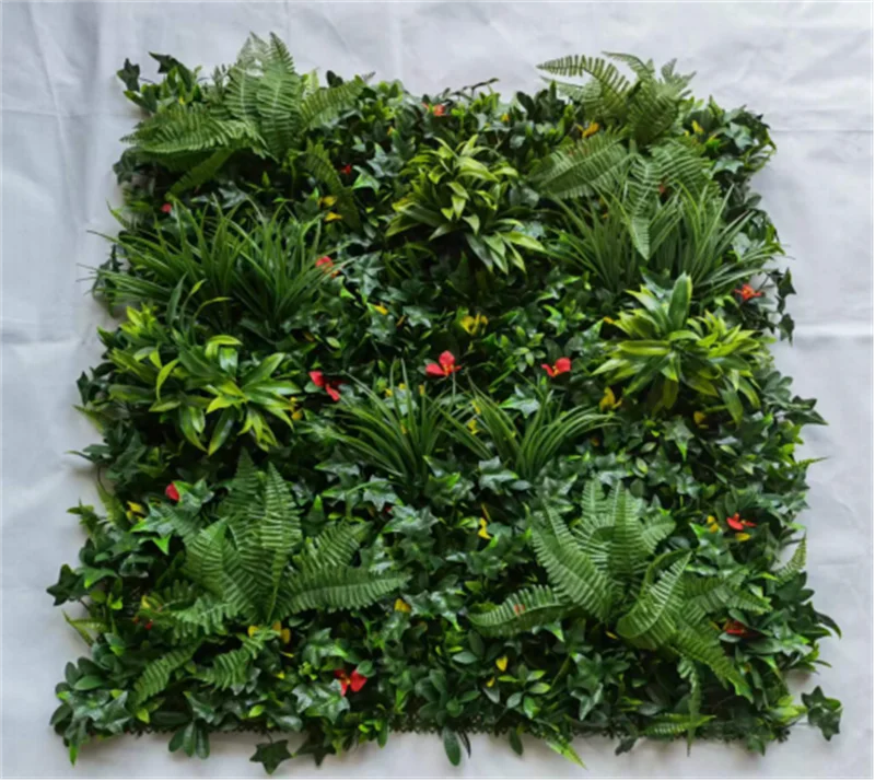 A-507 Custom Artificial Plastic Green Grass Wall Design Fake Grass Wall Panels Home Garden Backdrop Decor Artificial Grass Wall