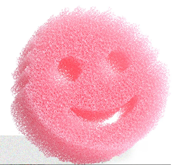 Creativity Miracle Sponge Happy Face Sponge Eco Scrub Scourer Smiling