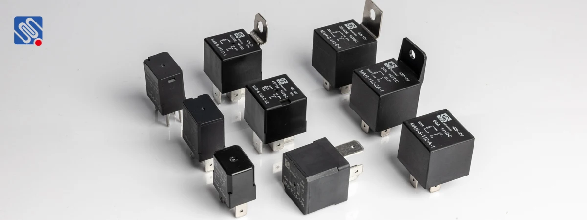 Meishuo MAH-112-A-1 1.7W 12V/24V 40A Normally Open Type Automotive Relay