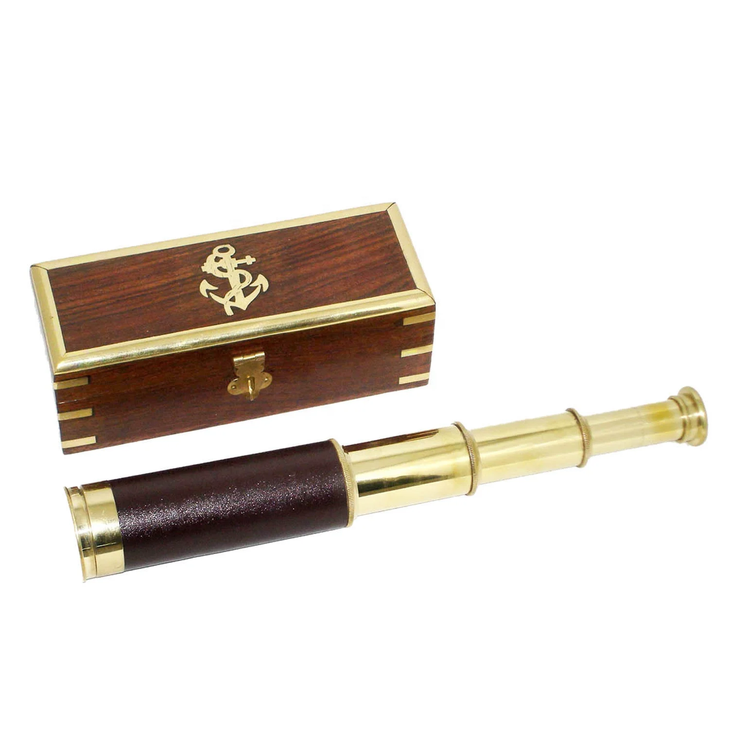 Brass Marine Telescope Dollond London 1920 Nautical Brass Antic