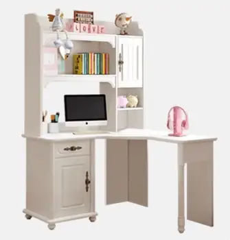 Teenager bookshelf, home office desk, study desk, home furniture and bed room set