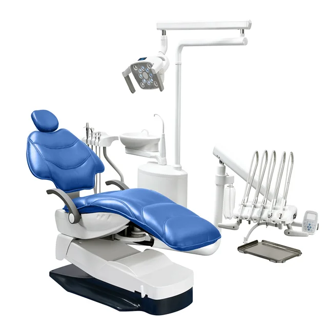 Multifunctional Popular Dental Unit with Movable Cart CE Approved Dental Chair