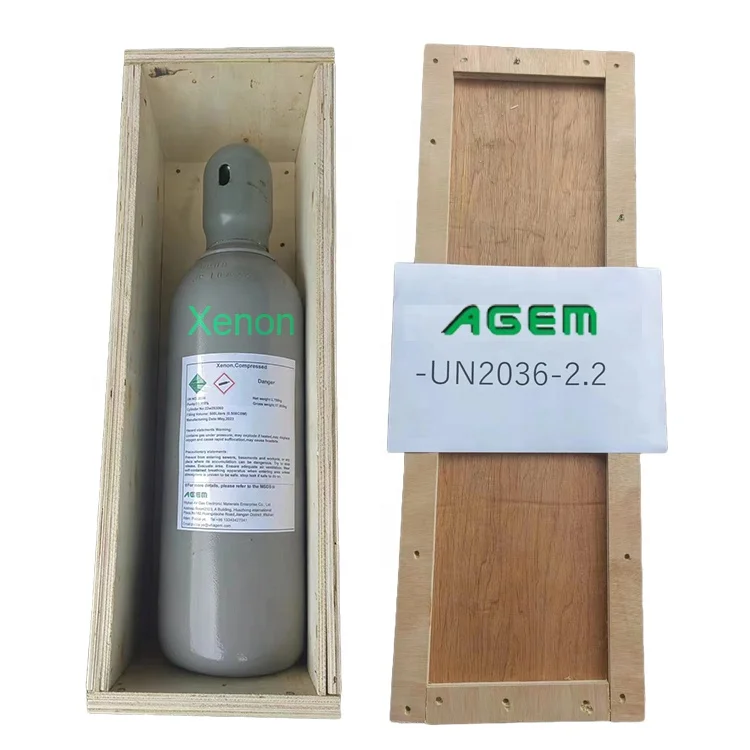 Compressed Gas Xenon Use for Plasma Lighting 20L 50L 100L Xenon Gas Cylinder Price