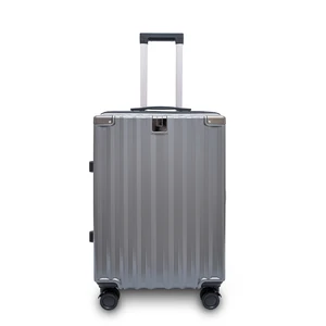 Custom Classical Large Capacity 360 Rolling Upright Trolley Suitcase Luggage ABS Spinner Caster Durable  Main Portable