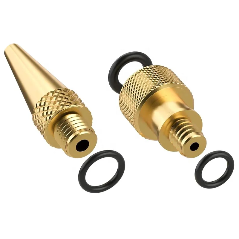 Brass Presta Schrader Valve Adapter Bike Pump Accessory