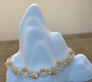 New Beaded Emerald Bracelet Fashion Foreign Style Simple Joker Extension Chain