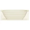 Beige ovale