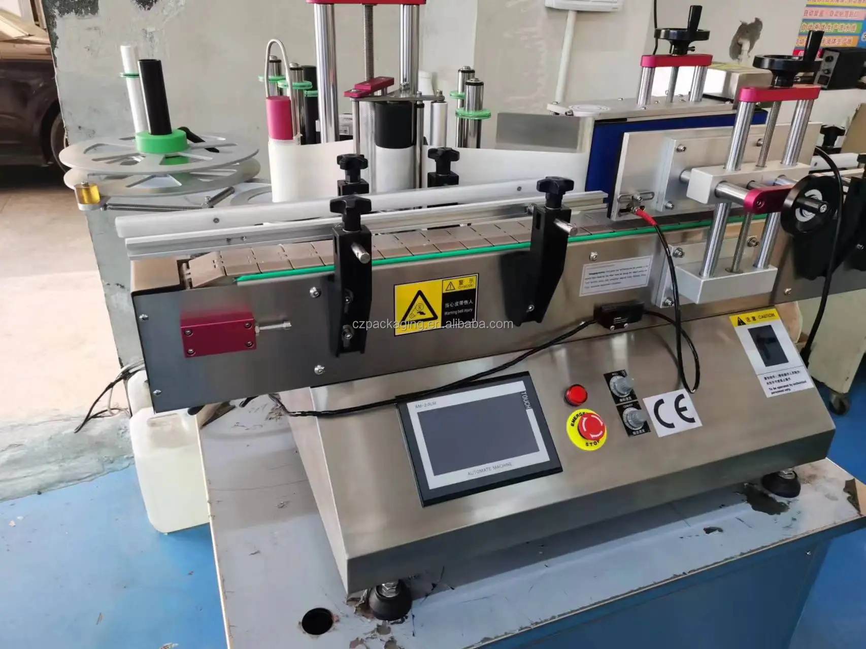 Tabletop Round Small Automatic Labeling Machine for Bottles