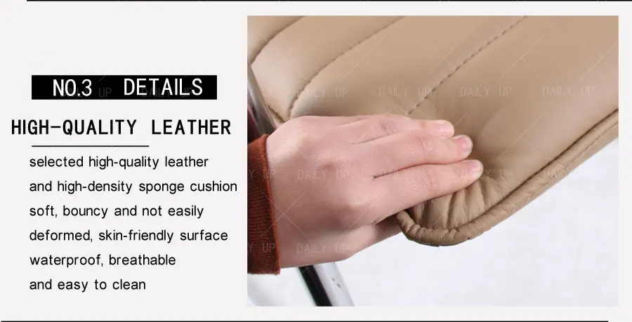 Modern Ergonomic Office Chair Leather Office Chair Luxury Manager Chair with Parts for Sale